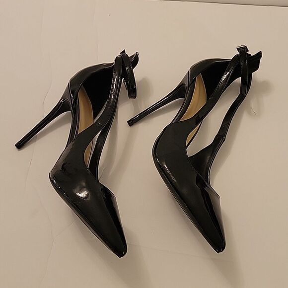 BRAND NEW WILD DIVA HIGH HEEL PUMP METAL POINTY TOE BUCKLE ANKLE STRAP SHOE - Picture 13 of 15